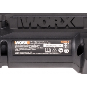 Насос с фонарем для автомобиля WORX WX092.9 20V аккумуляторный