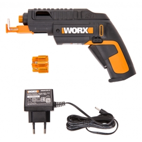 Отвертка WORX WX255 4V SD Slide Driver аккумуляторная с набором бит 6 шт