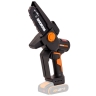 Мини-пила цепная WORX WG325E (12 см), бесщёточная аккумуляторная