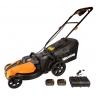 Газонокосилка аккумуляторная WORX WG744E 40V 40 см