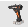 Дрель-шуруповерт ударная WORX WX370.9 20V (50Нм) аккумуляторная