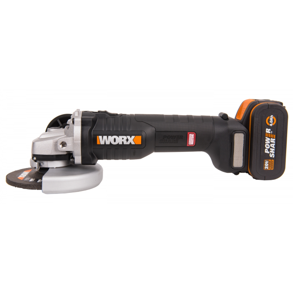 Угловая шлифмашина (болгарка) WORX WX812 20V (125мм) аккумуляторная