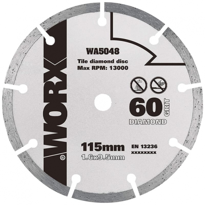 Пильный диск алмазный WORX WA5048