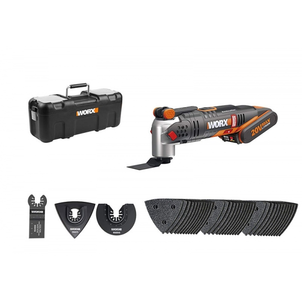 Реноватор WORX WX693 20V (250Вт) бесщеточный аккумуляторный