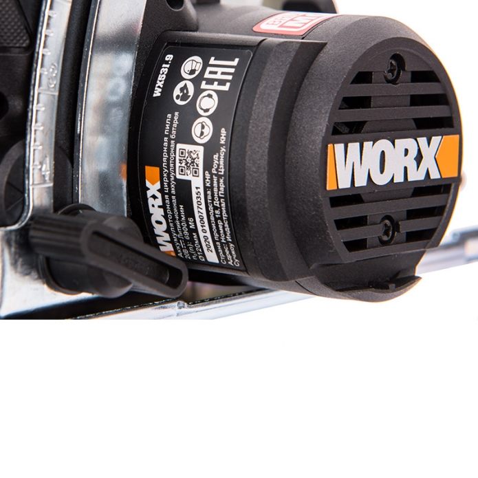 Циркулярная бесщеточная пила WORX WX531.9 20V 120мм аккумуляторная