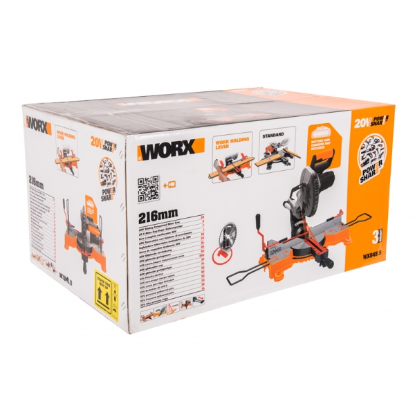 Торцовочная пила WORX WX8459 20V аккумуляторная