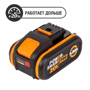 Аккумулятор WORX WA3570 PRO 20V 5Ач