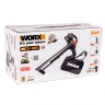 Воздуходувка садовый пылесос WORX WG583E 40V (335км/ч) бесщеточная аккумуляторная