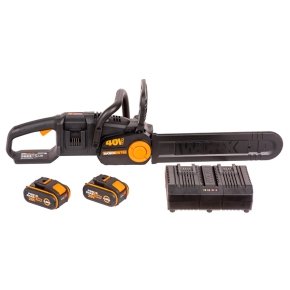 Цепная пила бесщеточная WORX NITRO WG385E 40V (40см) аккумуляторная 