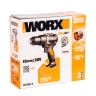 Дрель-шуруповерт WORX WX102.9 20V (60Нм) бесщеточная аккумуляторная 