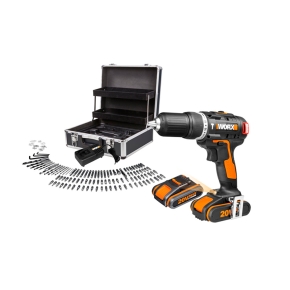 Дрель-шуруповерт ударная WORX WX367.1 20V (40Нм) аккумуляторная бесщеточная