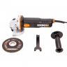 Комплект мастера WORX: Перфоратор WX394.3 (20V) аккумуляторный + УШМ болгарка WX711 (220V) электрическая