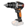 Дрель-шуруповерт бесщеточная ударная WORX WX373 20V (60Нм) аккумуляторная