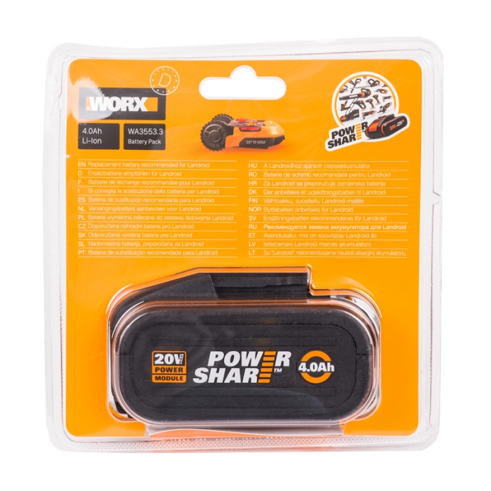Аккумулятор WORX WA3553.3 20V 4Ач