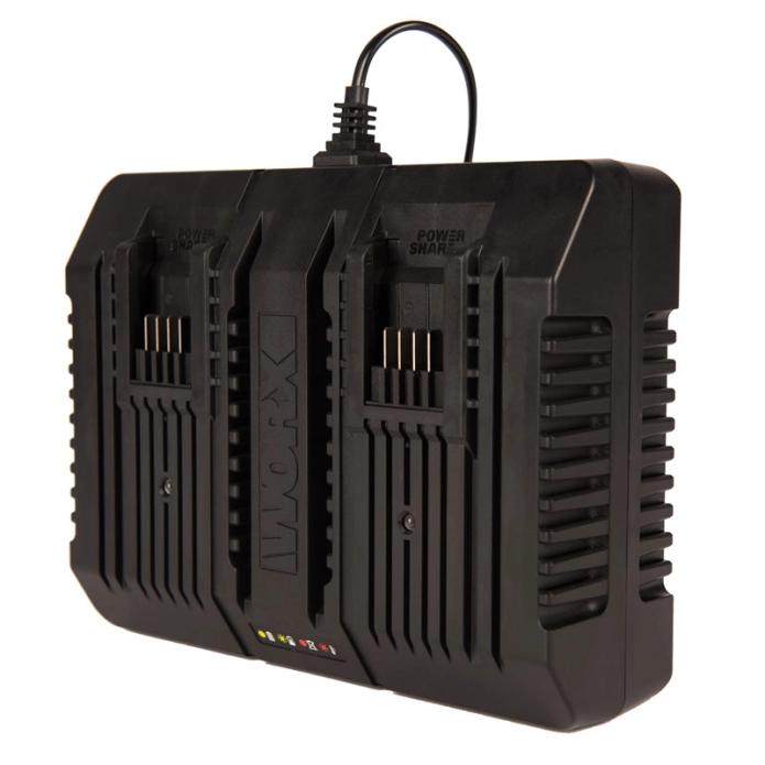 Двойное зарядное устройство WORX WA3883 20V 2x2А