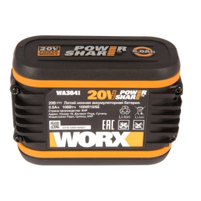 Аккумулятор WORX WA3641 20V 6Ач