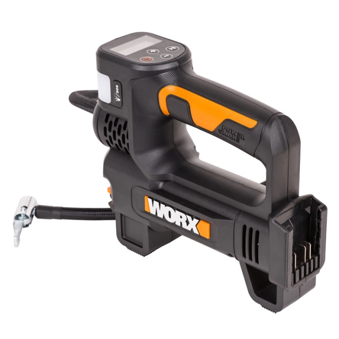 Насос с фонарем для автомобиля WORX WX092.9 20V аккумуляторный