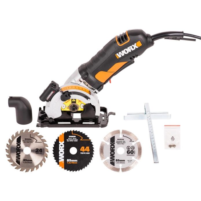 Электрический комплект WORX: Лобзик WX478.1 220V (650Вт) + Дисковая пила WX426 WORXSaw (400Вт)