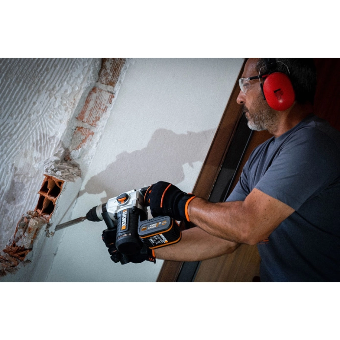 Перфоратор роторный WORX WX392 20V 900Вт (2,2Дж) аккумуляторный
