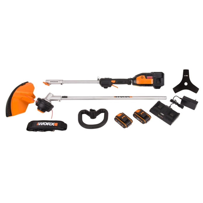 Триммер бесщеточный WORX WG186E 40V (33см) аккумуляторный