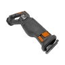 Сабельная пила аккумуляторная бесщеточная c (20В, 4Ач х1, ЗУ 2А.) WORX WX516 
