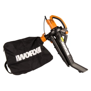 Воздуходувка садовый пылесос WORX WG505E 220V (335км/ч) электрическая