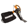 Воздуходувка садовый пылесос WORX WG505E 220V (335км/ч) электрическая