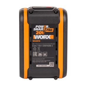 Аккумулятор WORX WA3014 PRO 20V 4Ач