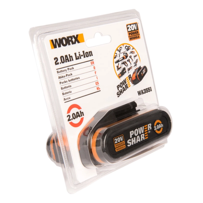 Аккумулятор WORX WA3551 20V 2Ач