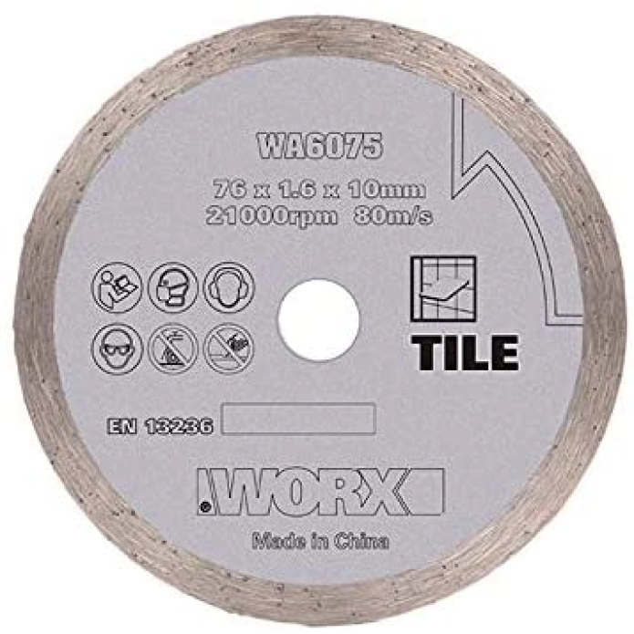 Алмазный пильный диск WORX WA6075, диаметр 76 мм