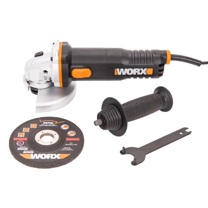 Комплект WORX: Дрель-шуруповерт аккумуляторная AiDrill WX178 (20V) + Угловая шлифмашина болгарка WX712 (220V)