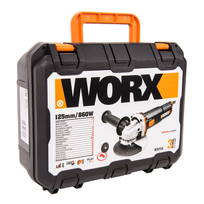 Комплект WORX: Дрель-шуруповерт аккумуляторная AiDrill WX178 (20V) + Угловая шлифмашина болгарка WX712 (220V)