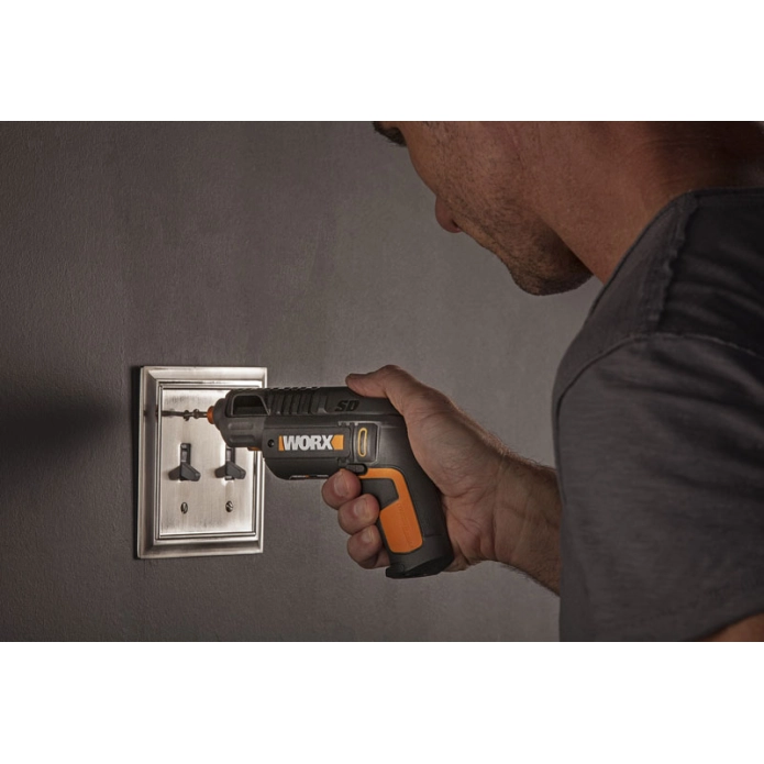 Аккумуляторный комплект WORX: Дрель-шуруповерт Switchdriver WX176.2 (20V) + Отвертка WX254.4 (4V) SD Slide Driver