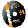 Пильный диск по металлу WORX WA5035 44T HSS, диаметр 85 мм