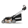 Газонокосилка самоходная WORX NITRO WG761E 80V (51см) бесщеточная аккумуляторная