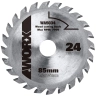 Пильный диск твердосплавный WORX WA5034 24Т ТСТ, диаметр 85 мм