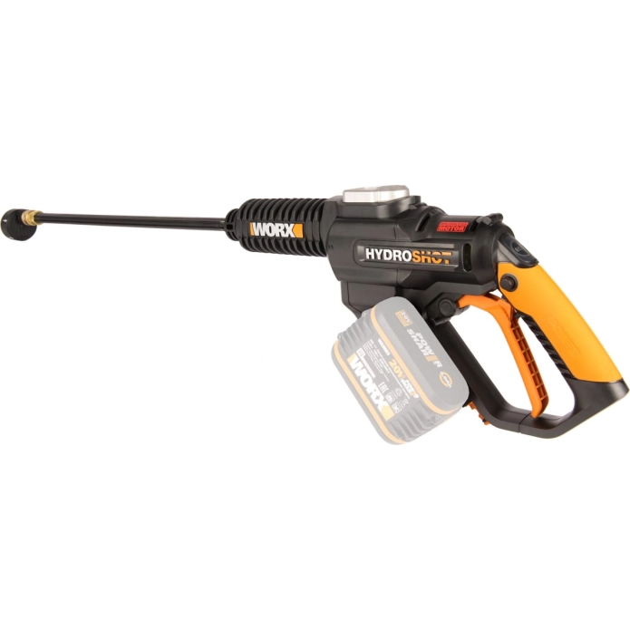 Мойка высокого давления бесщеточная WORX WG630E.9 20V (24бар) аккумуляторная 