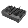 Комплект WORX WA3611 20V: 2 аккумулятора 4Ач и двойное зарядное устройство 2А