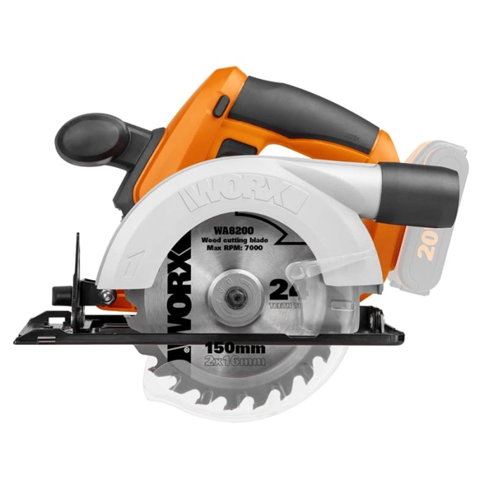 Дисковая пила WORX SAW WX529.9 20V (150мм) аккумуляторная