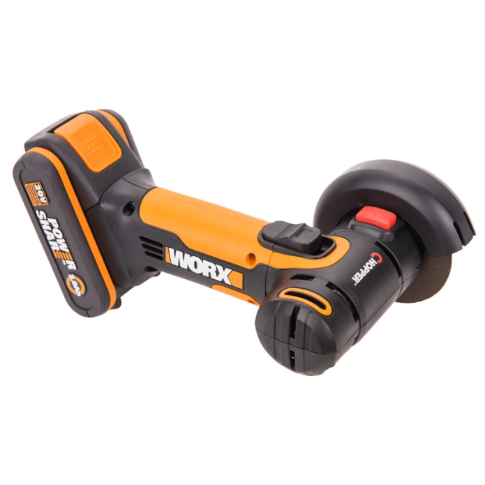 Угловая шлифмашина (болгарка) WORX WX801 20V (76мм) аккумуляторная