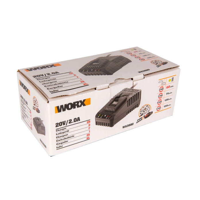 Зарядное устройство WORX WA3880 20V 2А