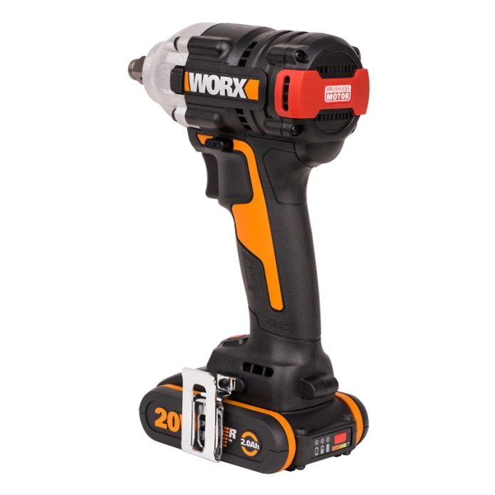 Гайковерт бесщеточный WORX WX272 20V (300Нм) аккумуляторный 