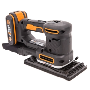 Виброшлифмашина WORX WX820 20V (50Вт) аккумуляторная