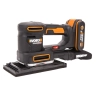 Виброшлифмашина WORX WX820 20V (50Вт) аккумуляторная