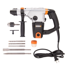 Перфоратор WORX WX333 220V 1250Вт (5дж), электрический