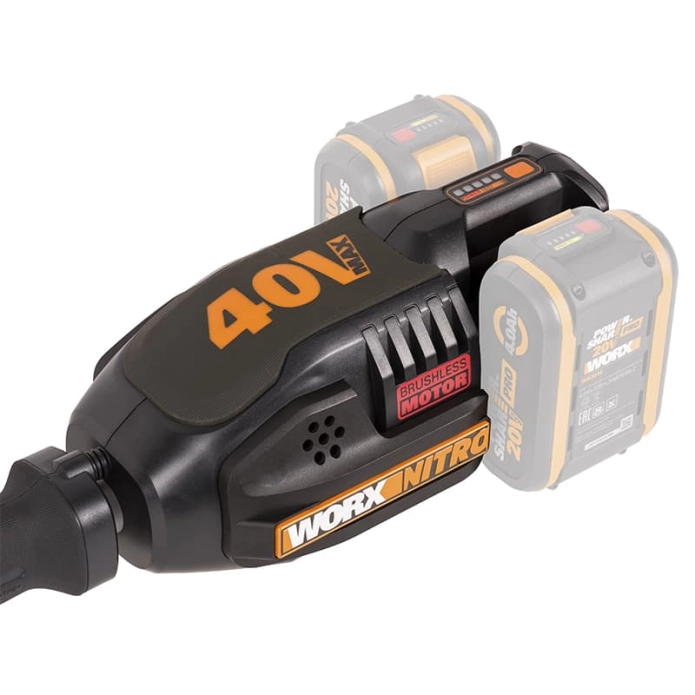 Триммер бесщеточный WORX NITRO WG186E.1 40V (38см) аккумуляторный