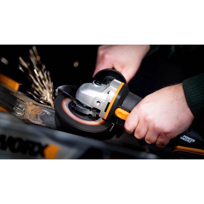 Угловая шлифмашина (болгарка) WORX WX803 20V (125мм) аккумуляторная
