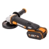 Угловая шлифмашина (болгарка) WORX WX803 20V (125мм) аккумуляторная