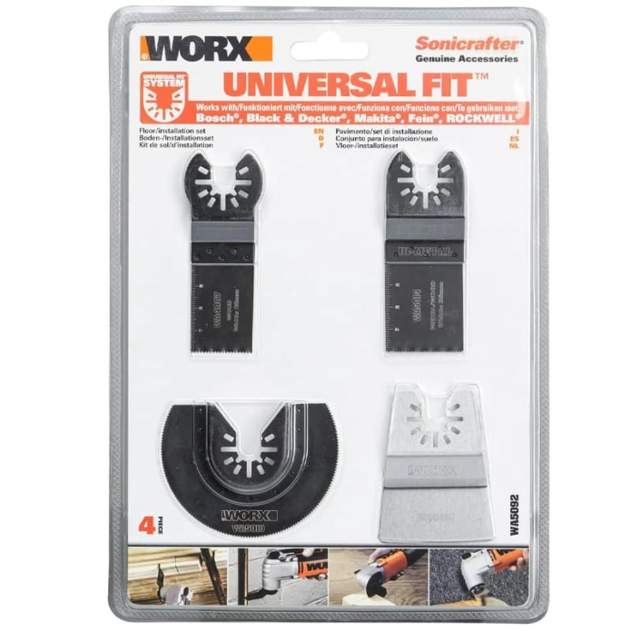 Набор насадок WORX WA5092 для реноватора 4шт