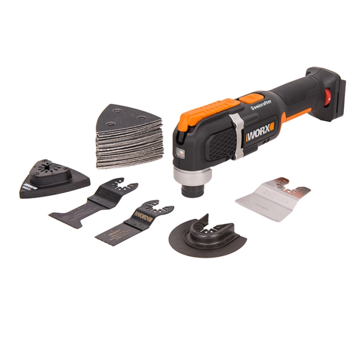 Комплект мастера WORX: Реноватор бесщеточный WX696.9 аккумуляторный + Пила дисковая SAW WX527.9 аккумуляторная 